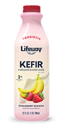 Picture of Lifeway Low Fat Kefir Ban -Strawberry