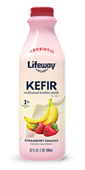 Picture of Lifeway Low Fat Kefir Ban -Strawberry