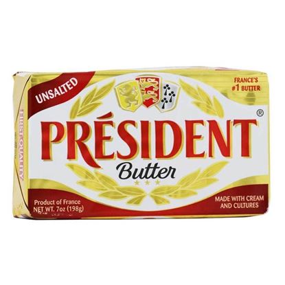 Picture of Butter President Unsalted 200 g