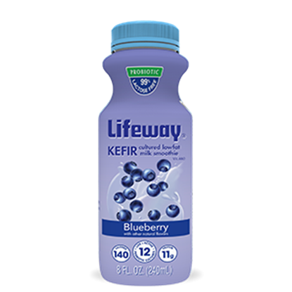 Picture of Low Fat Kefir Blueberry 8 oz.