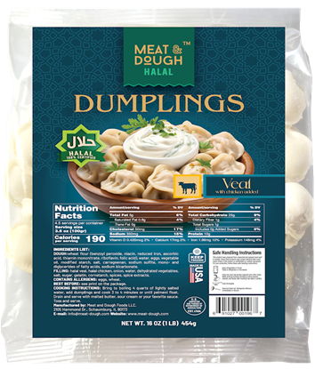 Picture of Halal Veal Dumplings, 16 OZ